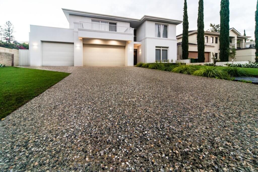 Aggregate Concrete Driveways Exposed Aggregate in Perth