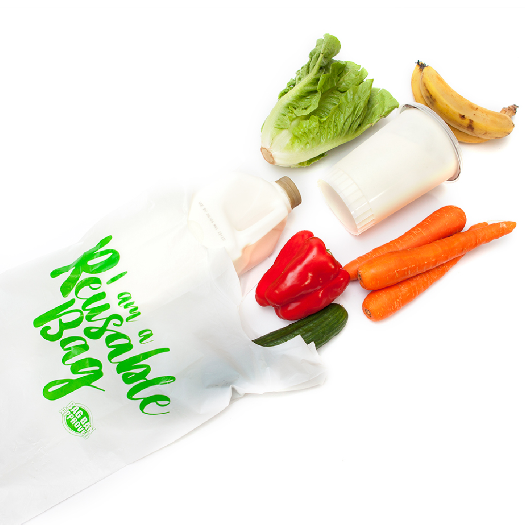 Help reduce plastic by using reusable bags PERTH MEGAPLAS