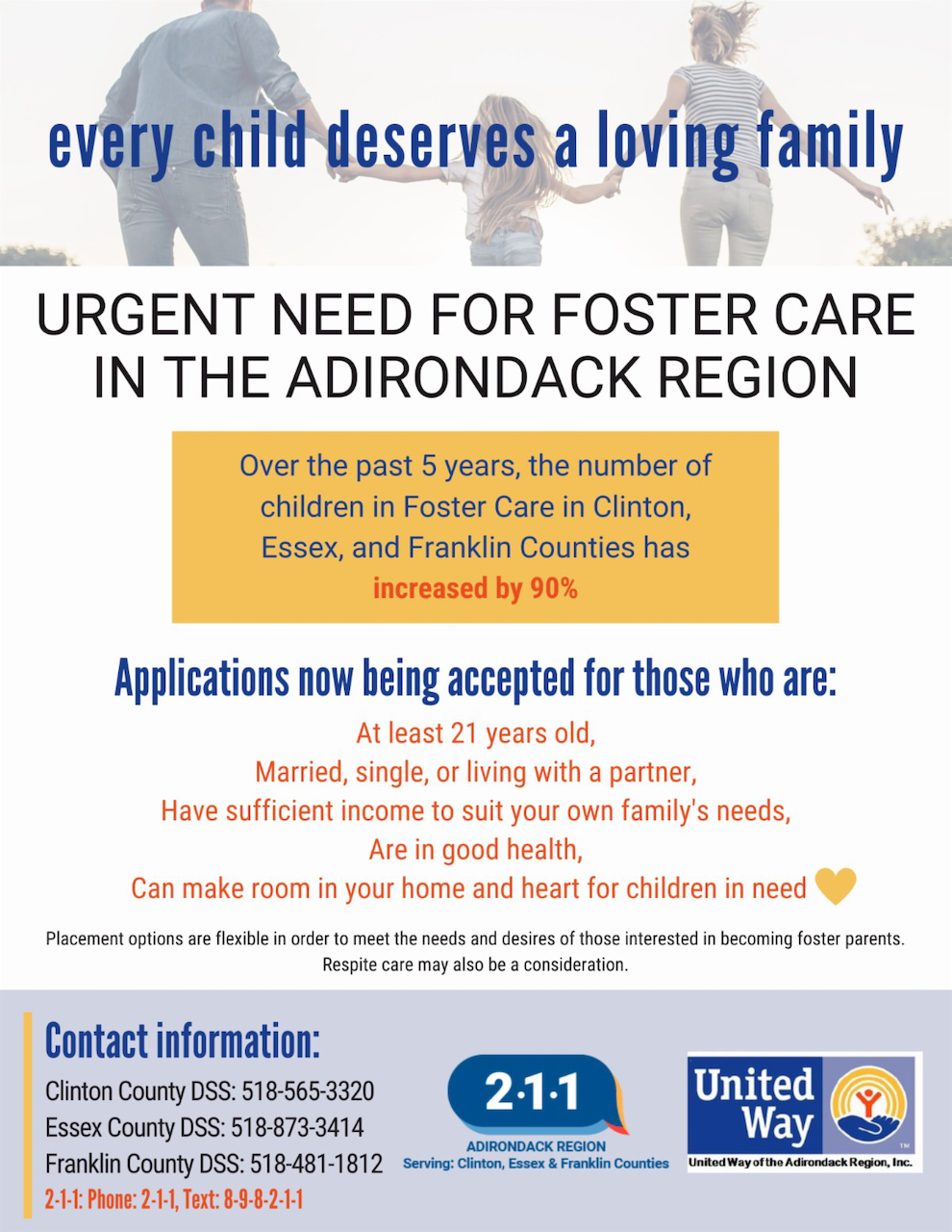 Foster Parent Flyer The Peru Gazette