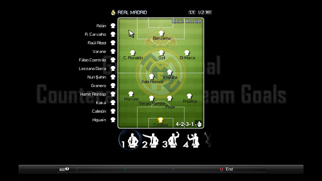 PES 2012 Real Madrid Gameplan Pitch by heru87