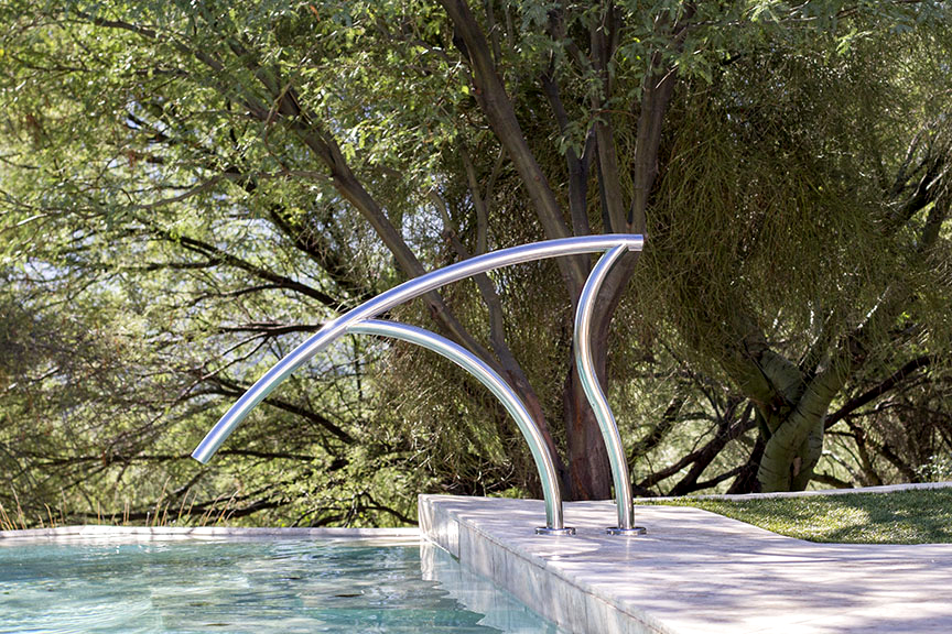 Designer Pool Rails & Ladders from InterFab & S.R. Smith