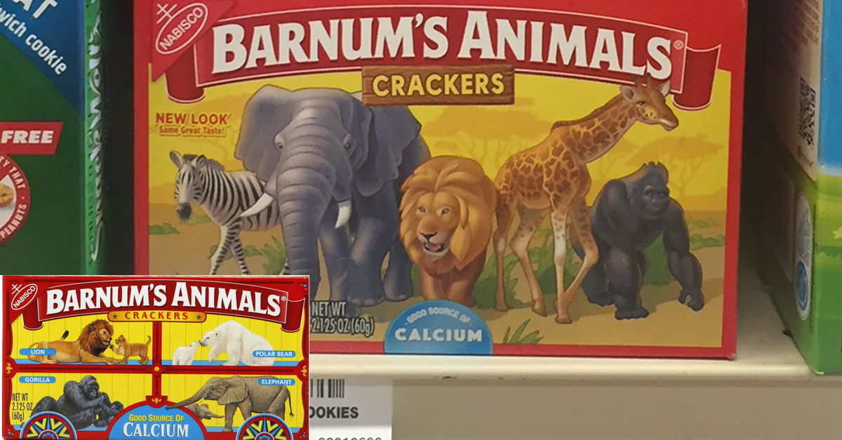 These Animal Cracker Boxes Are Proof That Times Are Changing! PETA Kids