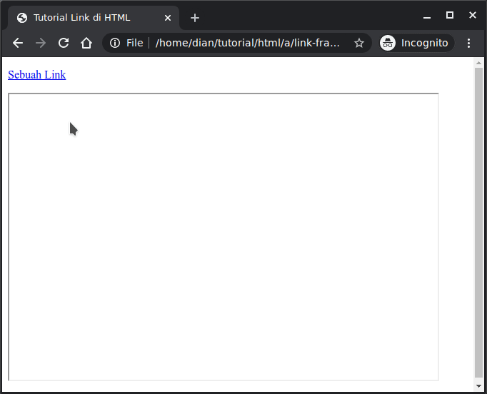 Belajar HTML 07 Cara Membuat Link untuk Menghubungkan Halaman 