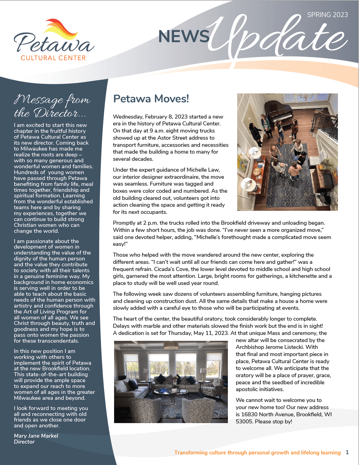 News Petawa Cultural Center