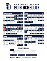 Padres 2019 Schedule | Petco Park Insider - San Diego, CA