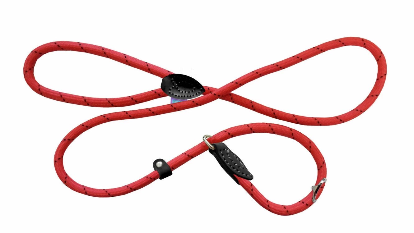 Super Sales! Dog & Co Mountain Rope Slip Lead Red 150cm Free Shipping