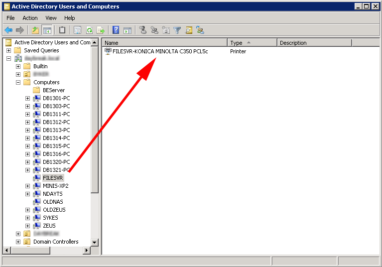 How To View (and Delete) Printers From Active Directory