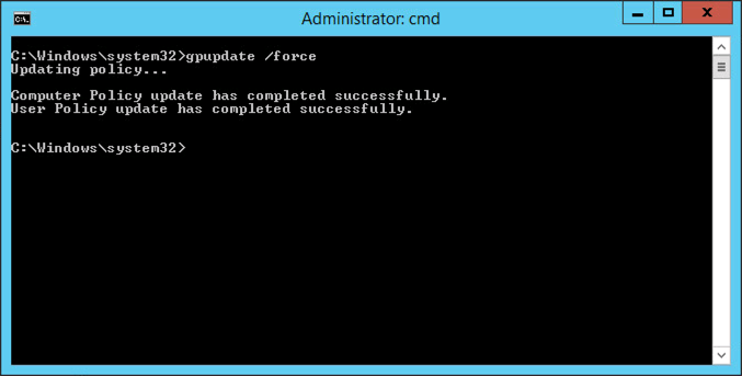 Windows Forcing Domain Group Policy