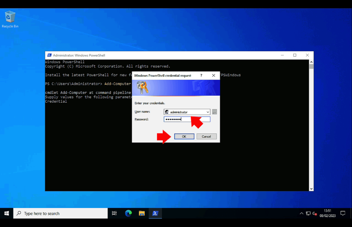 Windows Server 2022 Domain Join