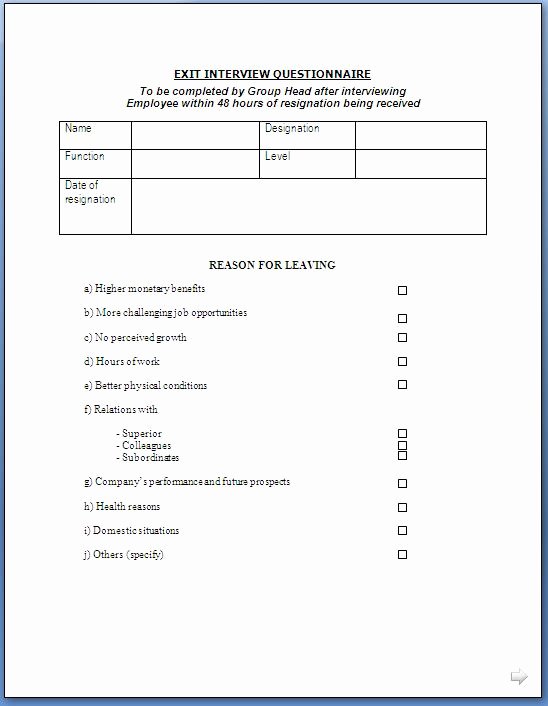 Fever Exit Interviews 2025 Pdf Answers Exit Interview Questions And Answers Pdf