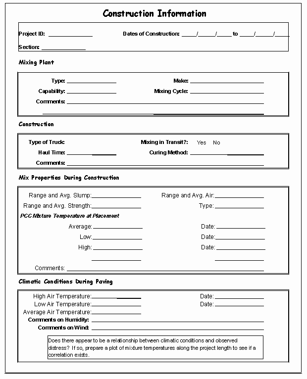 Project Information Sheet Template Project Information Sheet Template