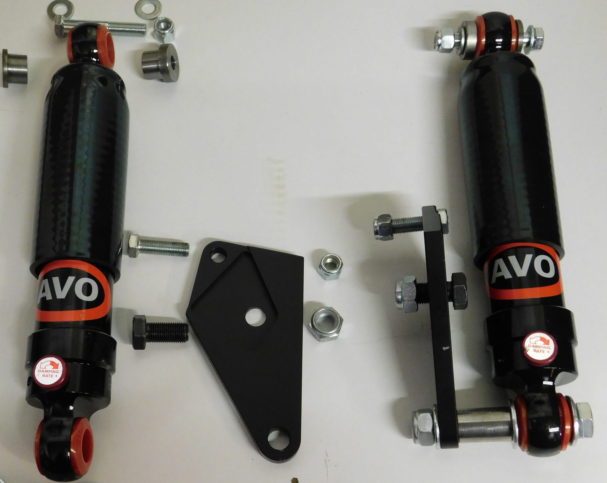 Telescopic adjustable damper kit 1/4 elliptic Peter May Engineering