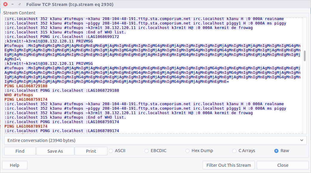 TufMups Network Forensics Challenge Writeup peter m stewart dot net