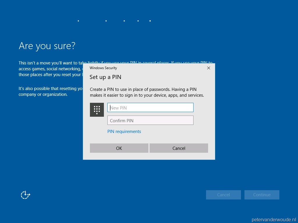 Enable PIN reset from the login screen All about Microsoft Intune