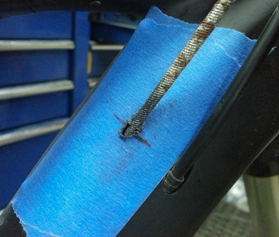 Drilling holes in perfectly good carbon fiber frames??? Peter Verdone