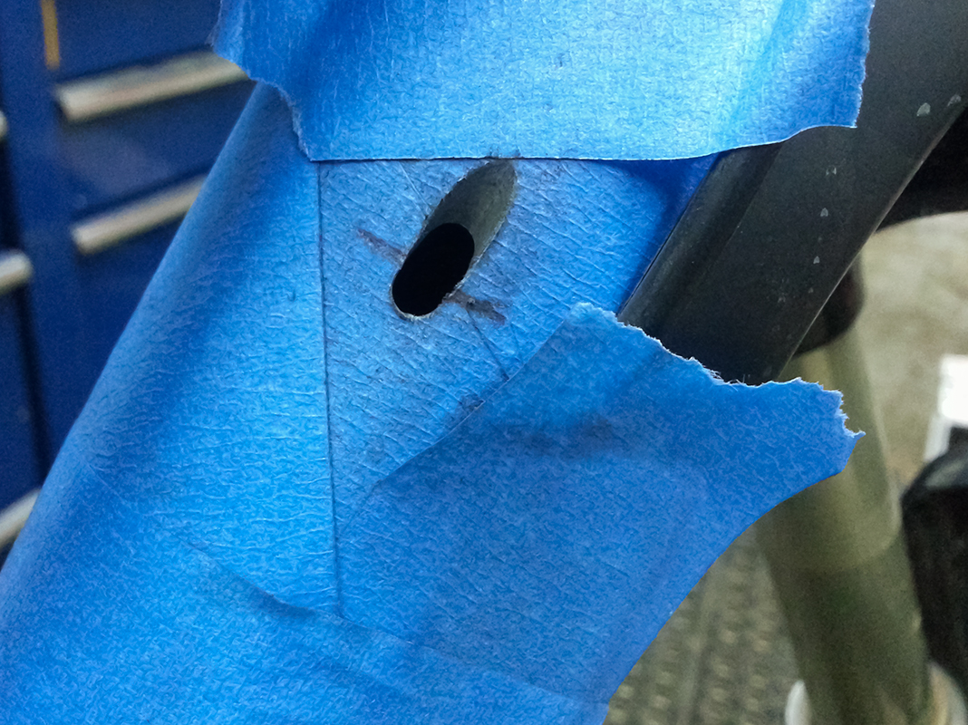 Drilling holes in perfectly good carbon fiber frames??? Peter Verdone
