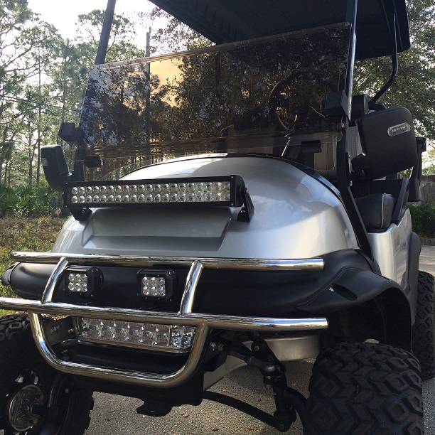 Installing A Light Bar On Golf Cart