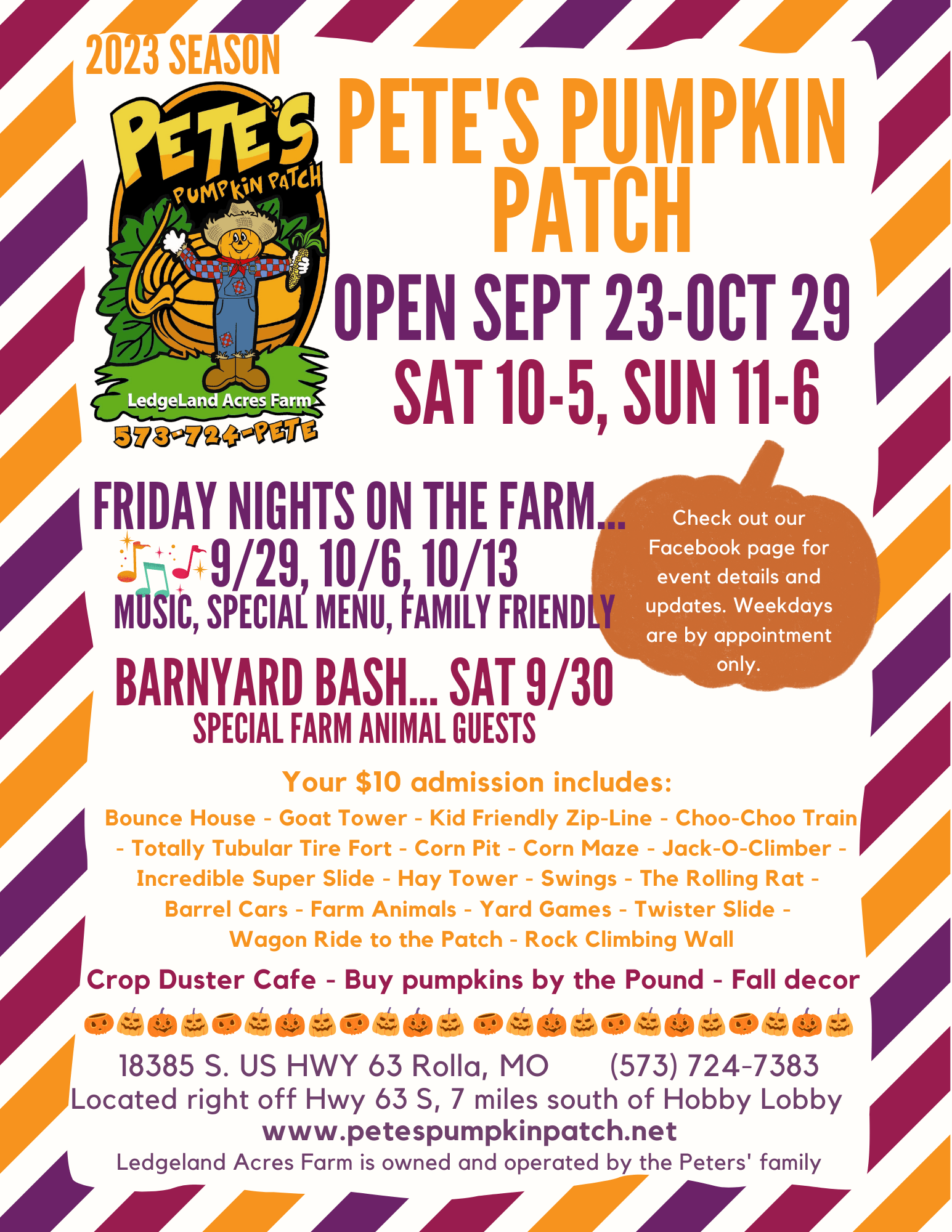 Petes Pumpkin Patch Rolla, MO 65401