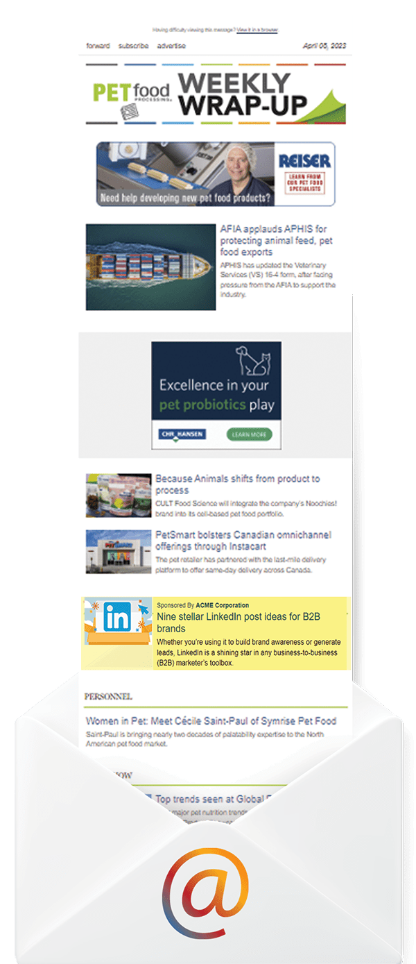 Digital Marketing Pet Food Processing