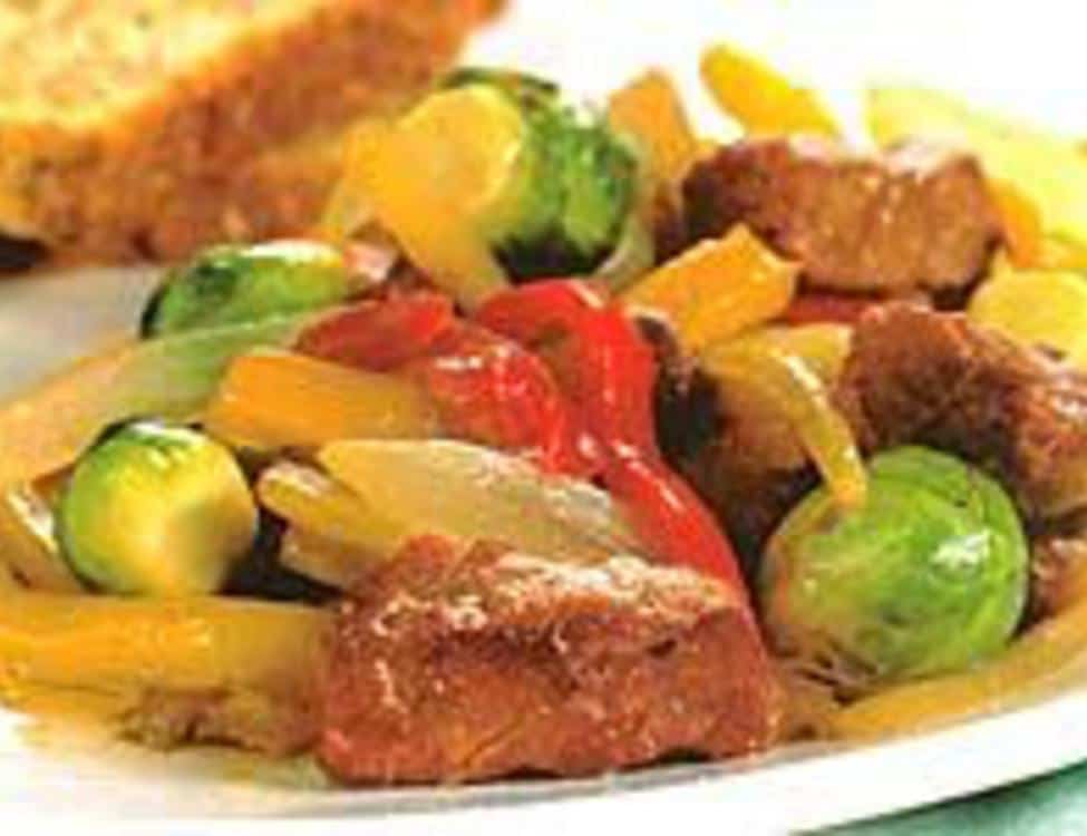 Tiras de carne com legumes Receitas, Gastronomia e