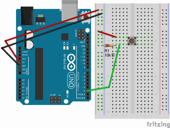 タクトスイッチ(押しボタン)の使い方 [Arduino]