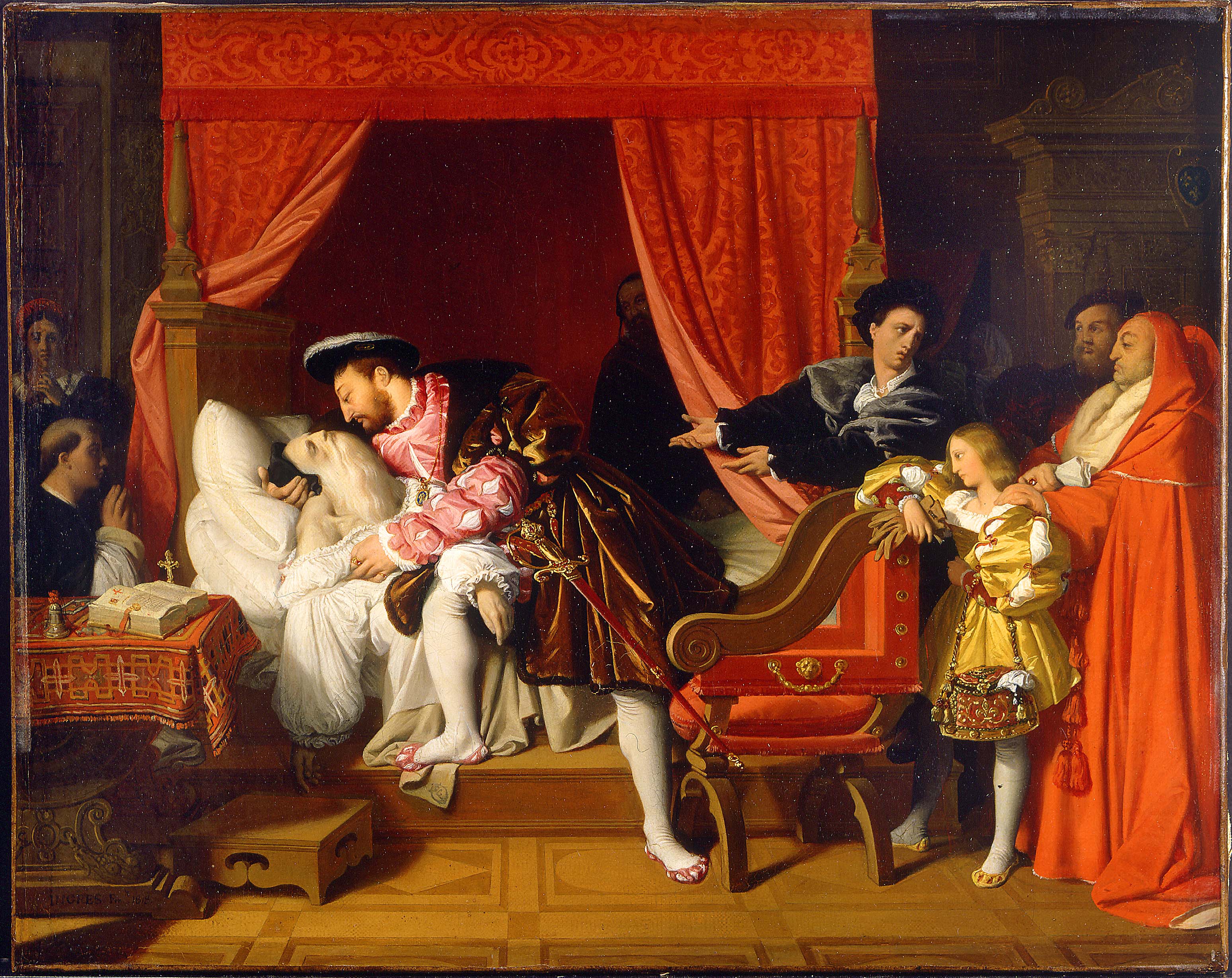 François 1er reçoit les derniers soupirs de Léonard de Vinci Petit Palais