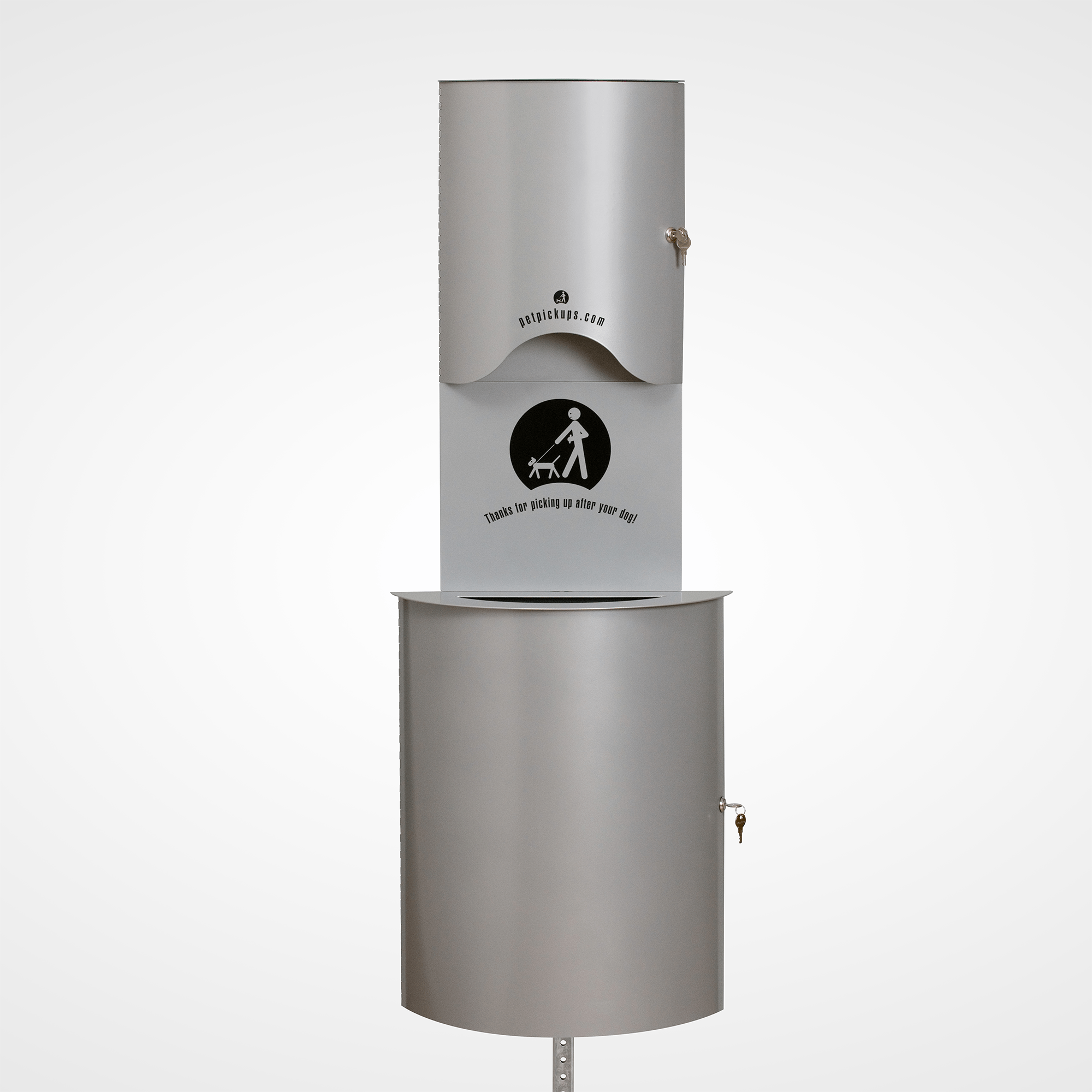 Modern Dog Pet Waste Disposal Receptacle Pet Pickups