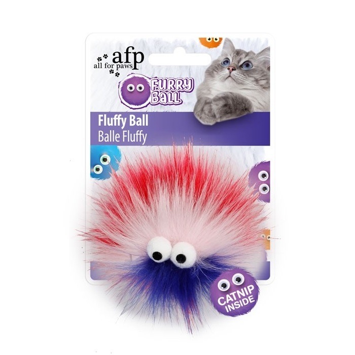 AFP Fluffy Ball Red PetPro.ae