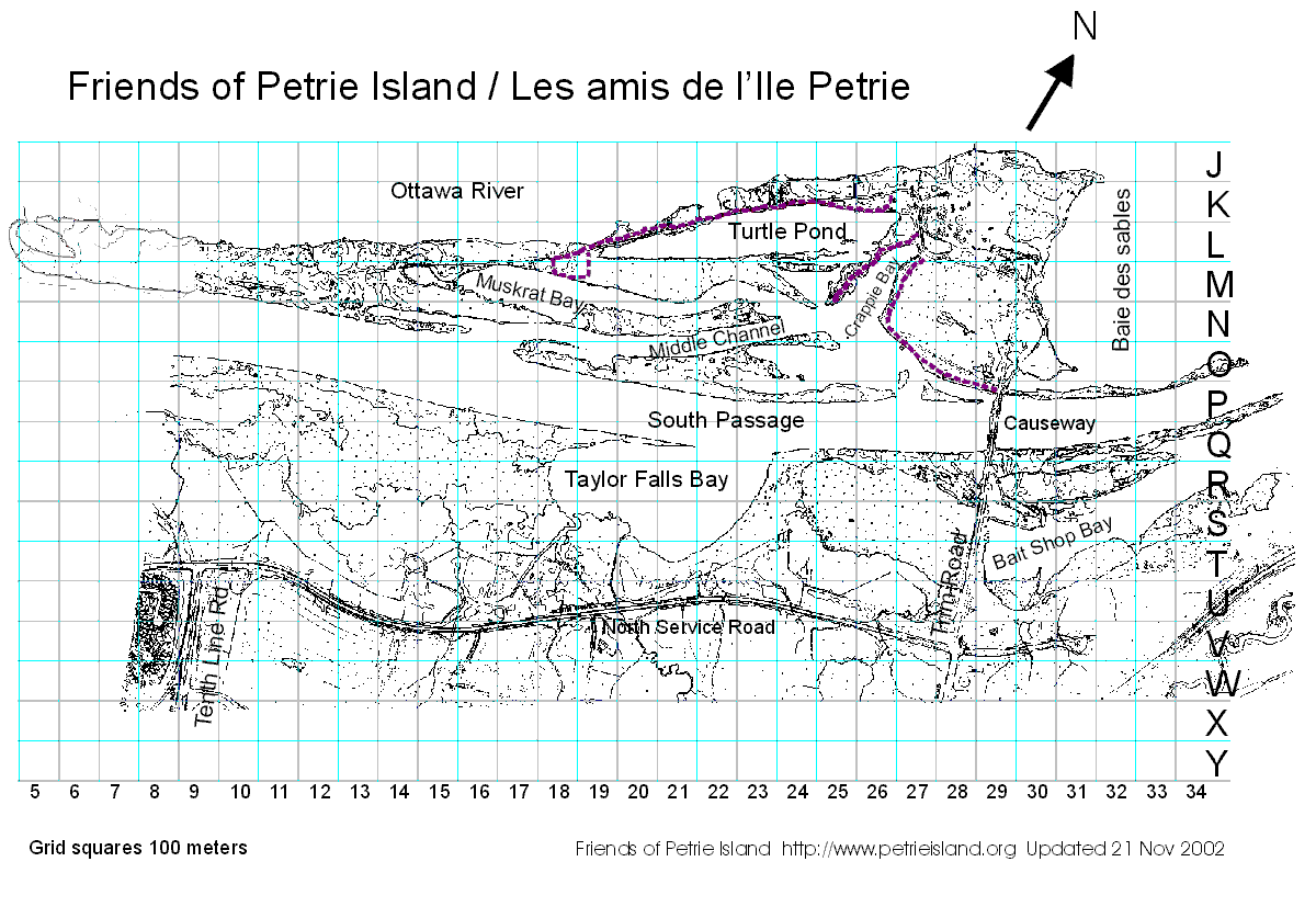 Petrie Island Maps