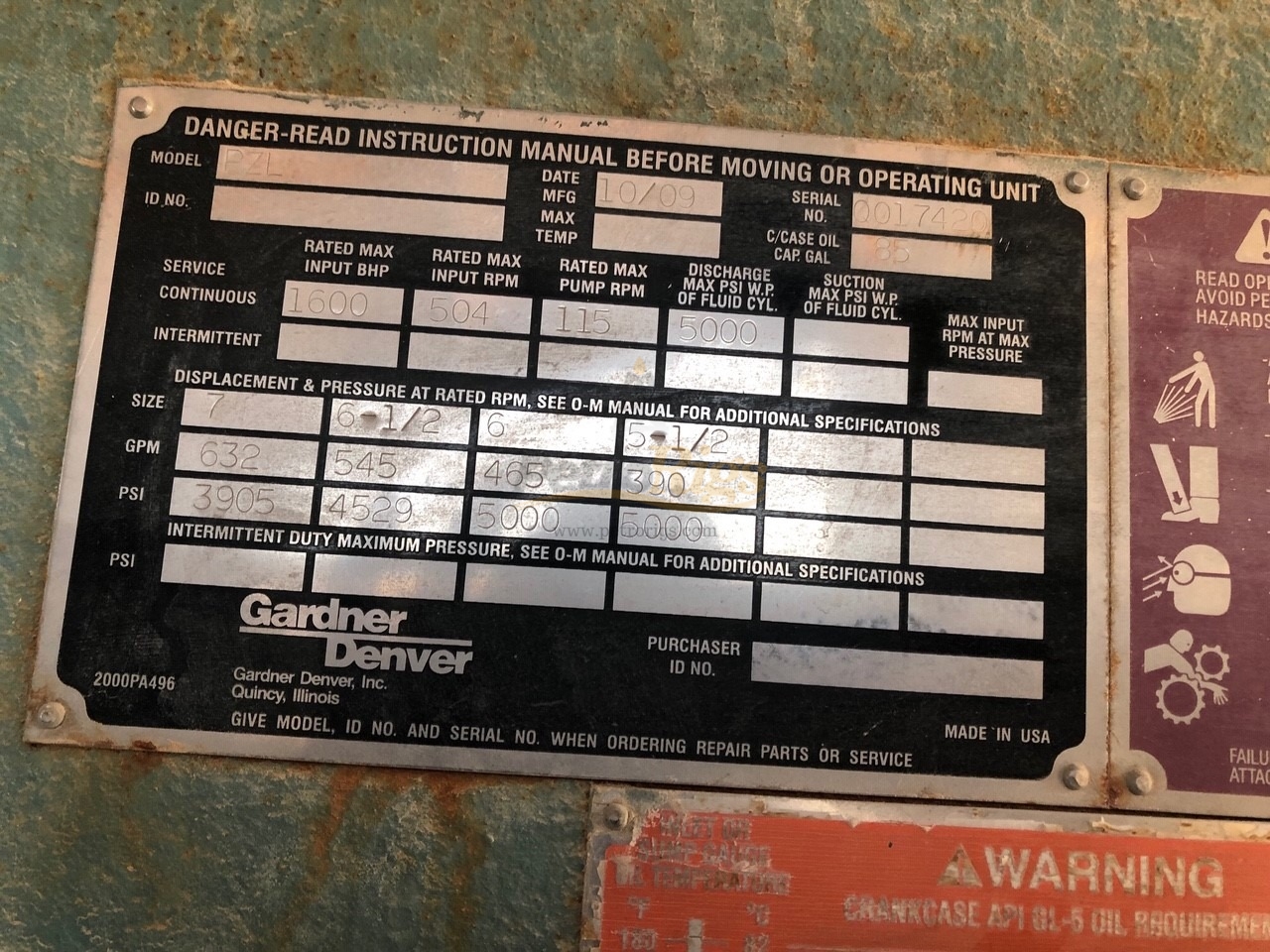 Gardner Denver PZ 11 ⋆