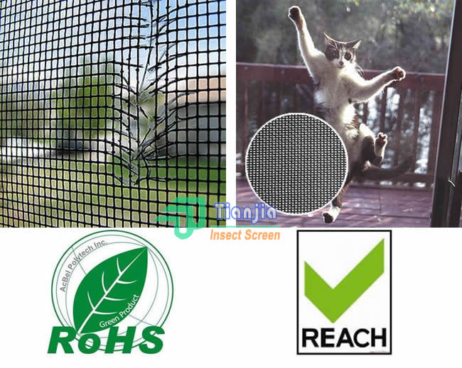 Pet Screening PVC and Polyester Mesh Screen Hengshui Tianjia PET