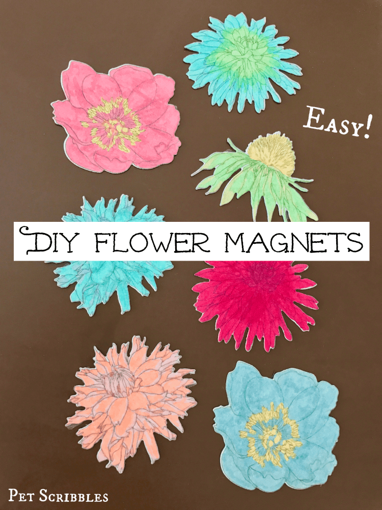 How to make and color your own flower Garden Sanity by Pet