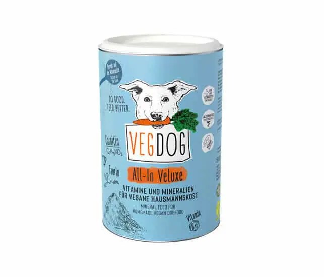 Vegdog Hunde Nahrungsergänzung AllinVelux Mineralpulver