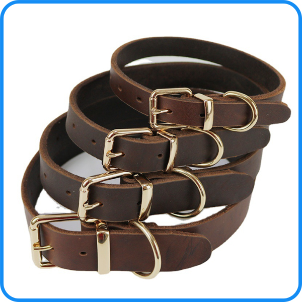 Leather Pet Dog Collar Pet Dog Accessories Wholesale Pet Supplies