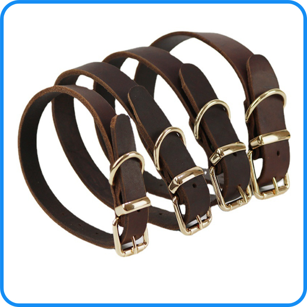 Leather Pet Dog Collar Pet Dog Accessories Wholesale Pet Supplies