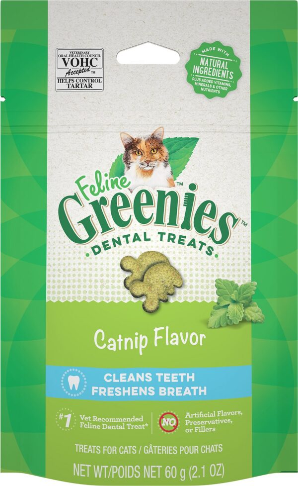 Greenies Feline Dental Treats Catnip Flavor (60 g) Pet Talk Pte Ltd