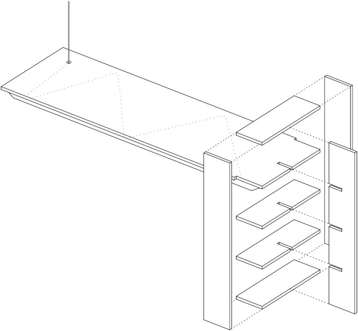 A TABLE WITH NO LEGS pettydesign
