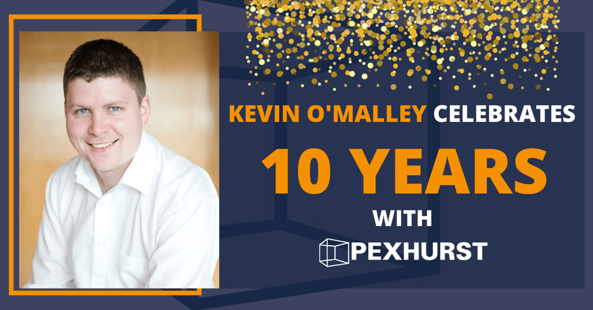 Kevin O'Malley celebrates 10 years with Pexhurst Pexhurst