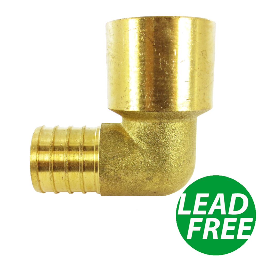 1" PEX X 1" Female Sweat Elbow Adaptor Crimp Fittings PEX Superstore