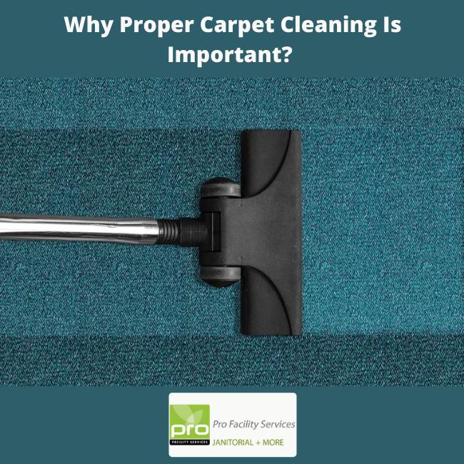 Why Proper Carpet Cleaning Is Important?