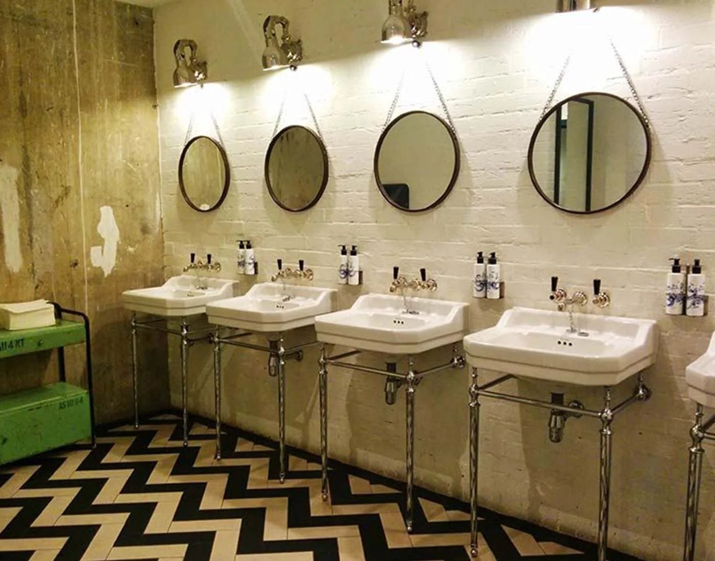 Inspiring Us The Coolest Restaurant Bathrooms Pfeiffer Design