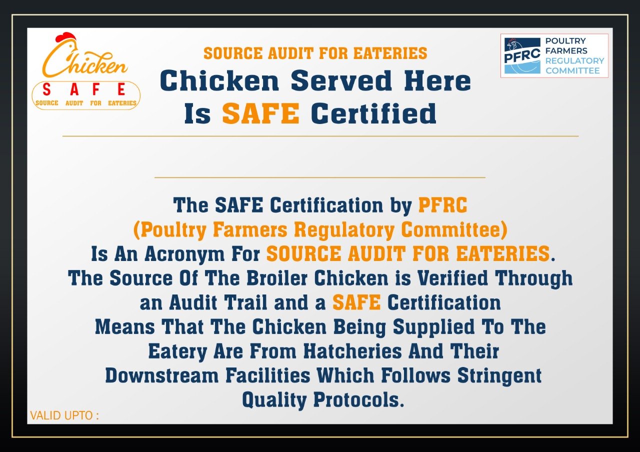 Safe Certification PFRC