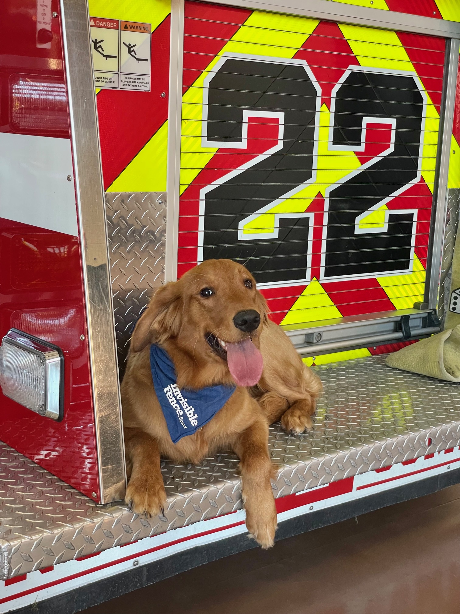 PFVFD + Invisible Fence team 3 Prince Frederick Volunteer Fire Department