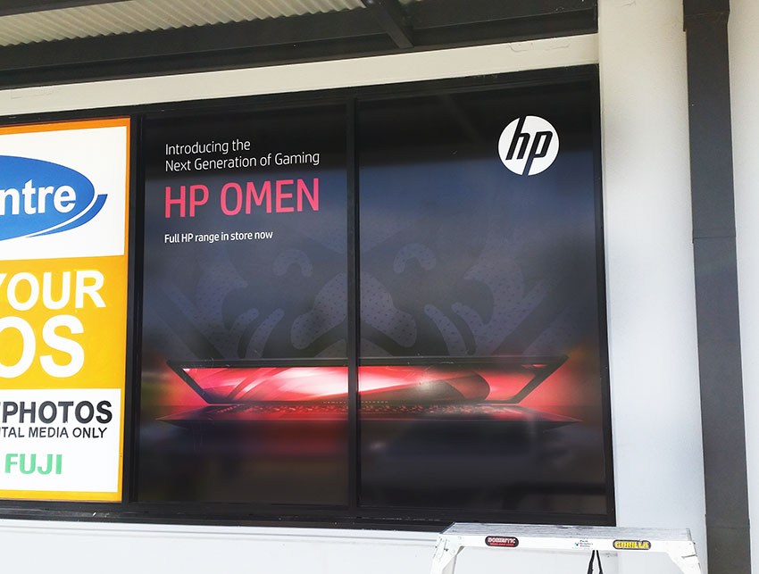 Window signage Perth Graphics Centre