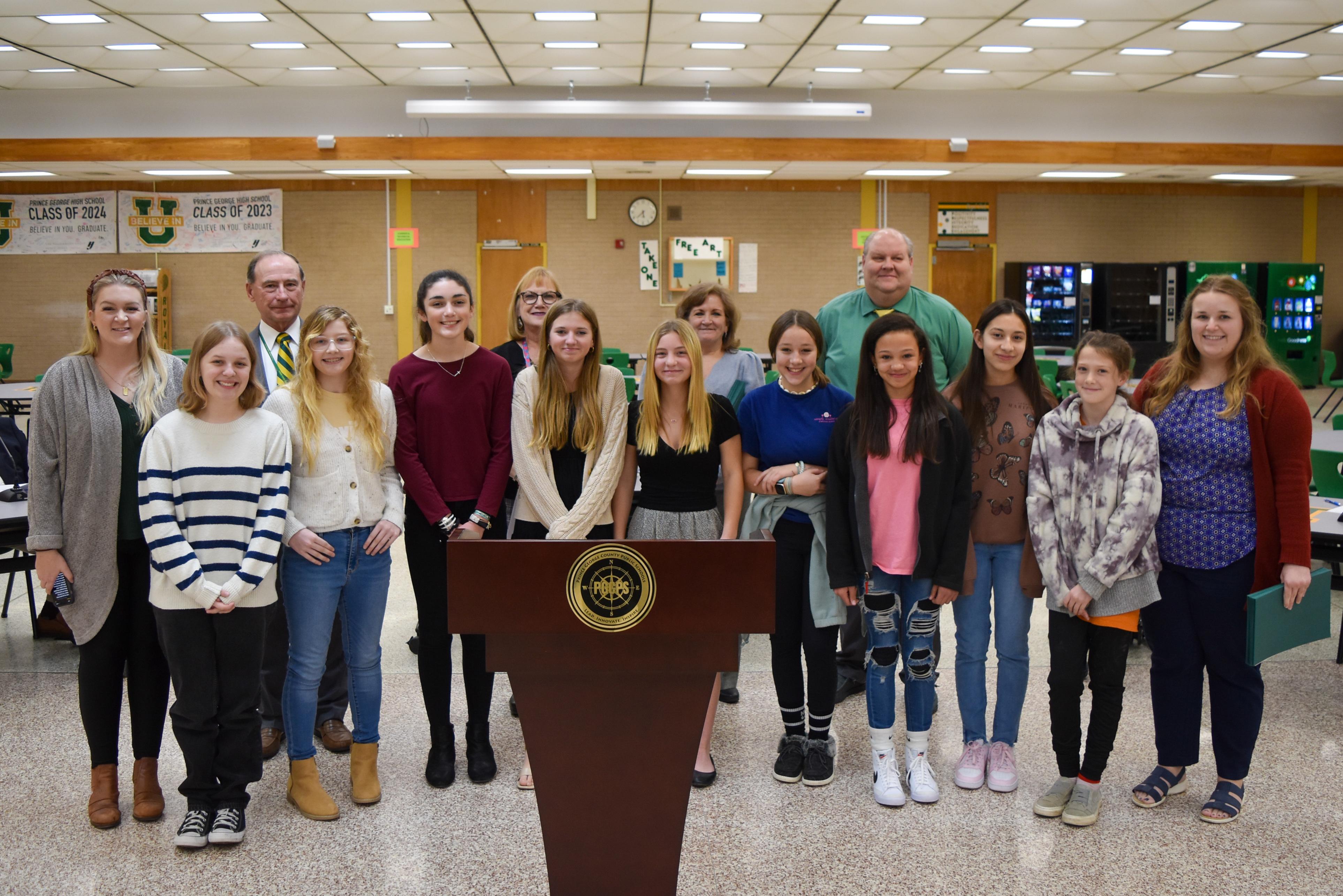 Prince School Board Celebrates Student Achievements During