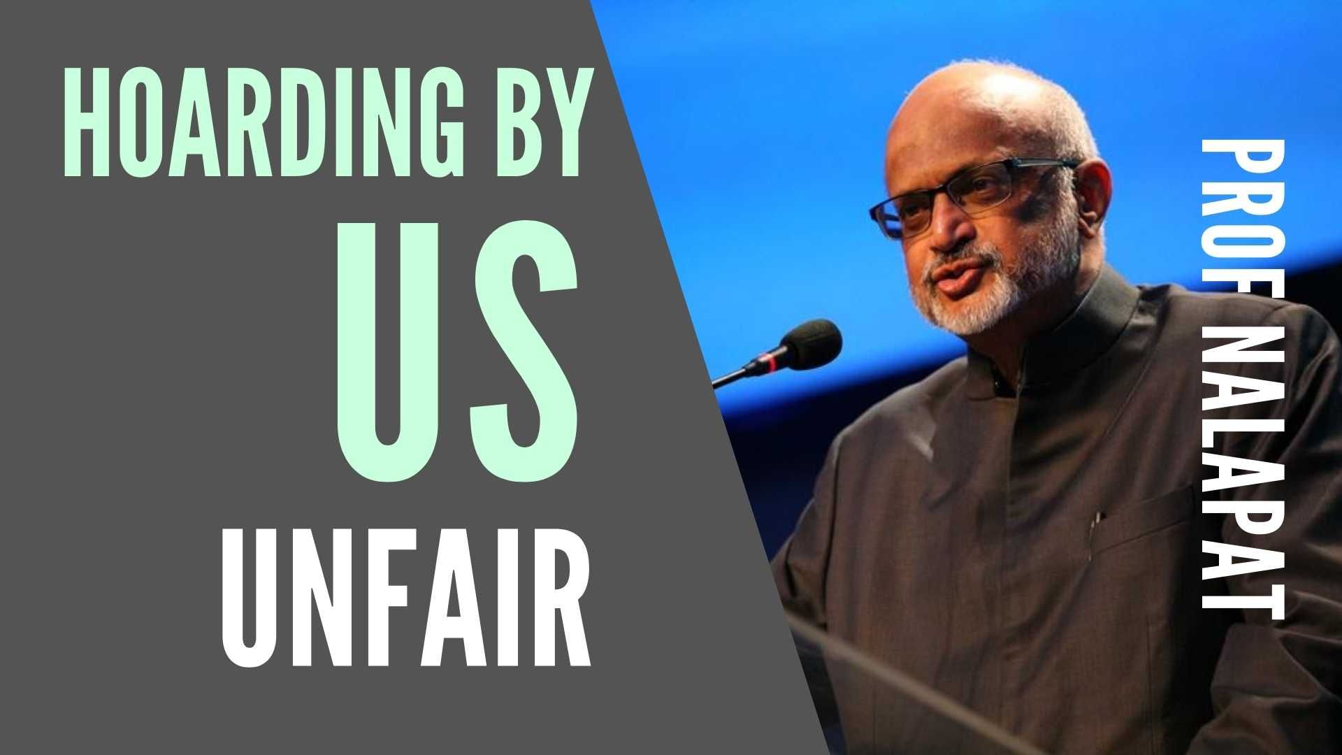 What is US trying to achieve by hoarding Vaccine raw materials to India