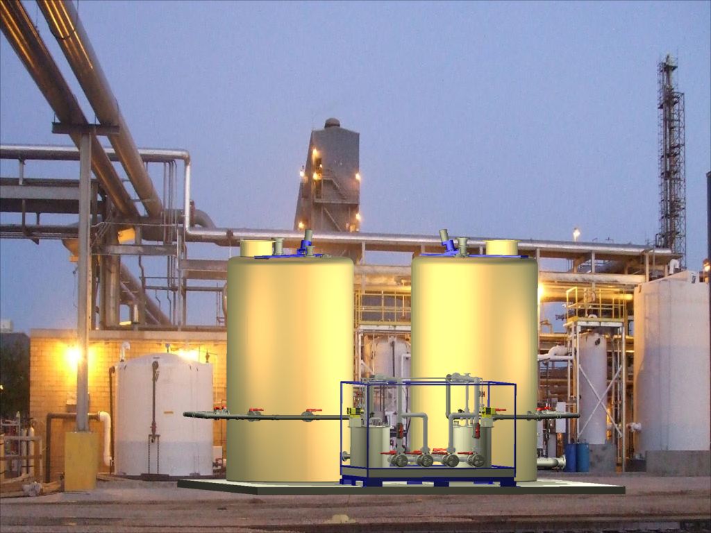 500 GPM Duplex Batch Skid Mounted pH Neutralization Systems