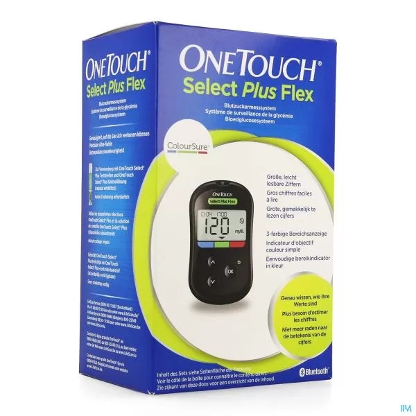 One Touch Verio Flex Bluetooth Pin Bleu