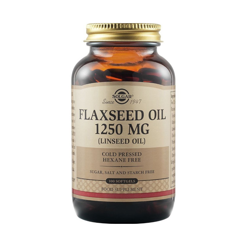 Solgar Flaxseed Oil 1250mg 100softgels Pharmacy128