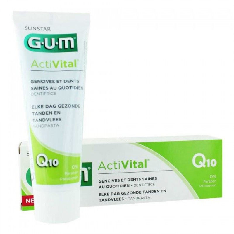 GUM 6050 Activital Q10 Toothpaste 75ml Pharmacy128